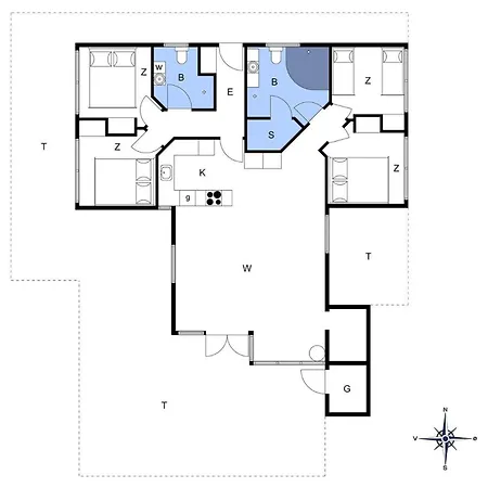 בית נופש Bv129-blavand-sonderballevej-47